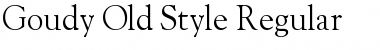 Download Goudy Old Style Regular Font