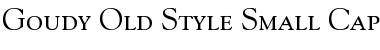 Download Goudy SC Regular Font Title Preview