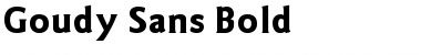 Download Goudy Sans Bold Font Title Preview