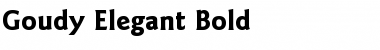 Download Goudy-Elegant Bold Font Title Preview