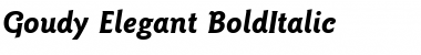 Download Goudy-Elegant BoldItalic Font Title Preview