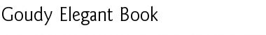Download Goudy-Elegant Book Font Title Preview