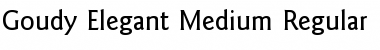 Download Goudy-Elegant-Medium Regular Font Title Preview