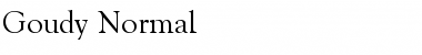 Download Goudy-Normal Regular Font Title Preview