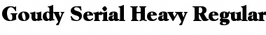 Download Goudy-Serial-Heavy Regular Font Title Preview
