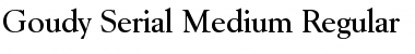 Download Goudy-Serial-Medium Regular Font Title Preview