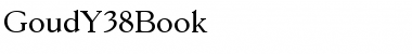 Download GoudY38Book Medium Font Title Preview