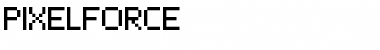 Download PixelForce Regular Font Title Preview