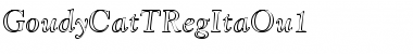 Download GoudyCatTRegItaOu1 Regular Font Title Preview
