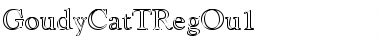 Download GoudyCatTRegOu1 Regular Font Title Preview