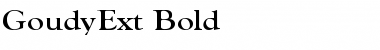 Download GoudyExt-Bold Regular Font Title Preview