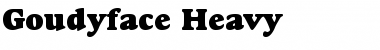 Download Goudyface-Heavy Heavy Font Title Preview