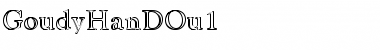 Download GoudyHanDOu1 Regular Font Title Preview