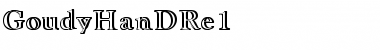 Download GoudyHanDRe1 Regular Font Title Preview