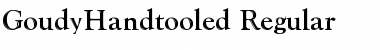 Download GoudyHandtooled Regular Font Title Preview