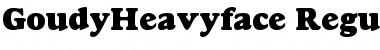 Download GoudyHeavyface Regular Font Title Preview