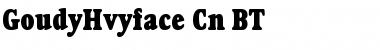Download GoudyHvyface Cn BT Regular Font Title Preview