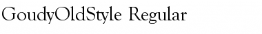 Download GoudyOldStyle Regular Font Title Preview