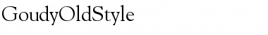 Download GoudyOldStyle Roman Font Title Preview