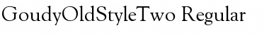 Download GoudyOldStyleTwo Regular Font Title Preview