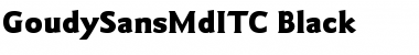 Download GoudySansMdITC Black Font Title Preview