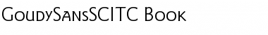 Download GoudySansSCITC Book Font Title Preview