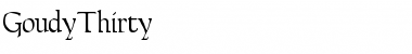 Download GoudyThirty Roman Font Title Preview
