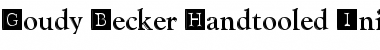 Download Goudy Becker Handtooled Ini Regular Font Title Preview