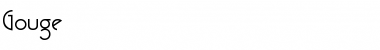 Download Gouge Normal Font Title Preview