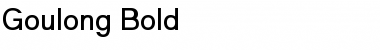 Download Goulong Bold Regular Font Title Preview