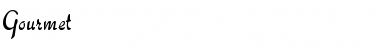 Download Gourmet Regular Font Title Preview