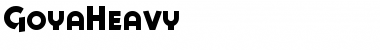 Download GoyaHeavy Regular Font Title Preview
