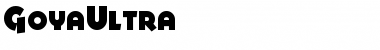 Download GoyaUltra Regular Font Title Preview