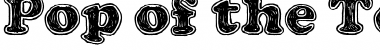 Download Pop of the Tops Regular Font Title Preview