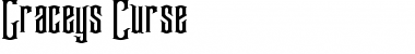 Download Gracey's Curse Regular Font Title Preview