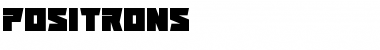 Download Positrons Regular Font Title Preview