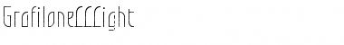 Download GrafiloneLLLight Medium Font Title Preview