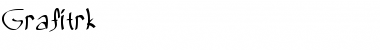Download Grafitrk Regular Font Title Preview