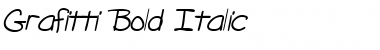 Download Grafitti Bold Italic Font Title Preview