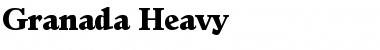 Download Granada-Heavy Regular Font Title Preview