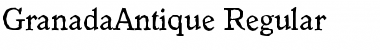Download GranadaAntique Regular Font Title Preview