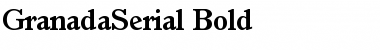 Download GranadaSerial Bold Font Title Preview