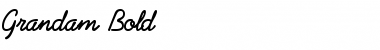Download Grandam Bold Font Title Preview