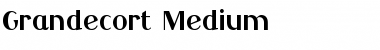 Download Grandecort Medium Font Title Preview