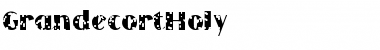 Download GrandecortHoly Regular Font Title Preview