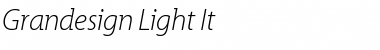 Download Grandesign Light It Font Title Preview