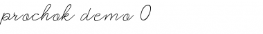 Download Prochok Regular Font Title Preview