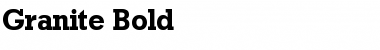 Download Granite Bold Font Title Preview