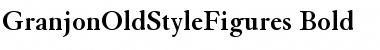 Download GranjonOldStyleFigures Bold Font Title Preview
