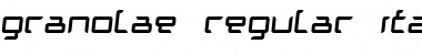 Download Granolae Regular Italic Font Title Preview